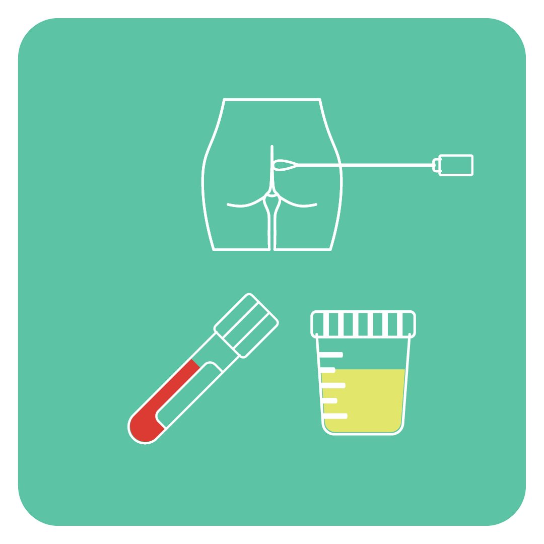 Anal STI test (icon image)