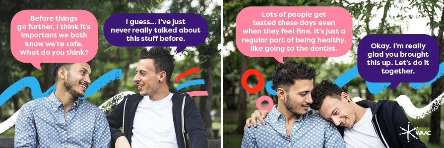 Talking to your partner about Sexual Health Testing